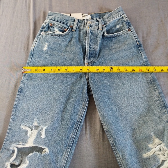 Agolde Fen High Rise Relaxed Taper Jeans Wander - Picture 10 of 15